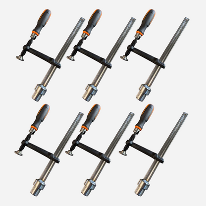 Kit de 6 pinces de serrage PRO 120x300 Ø28