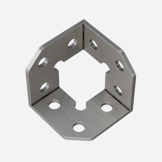 Morsetto ad Angolo Quadrato 100x100x100 4 mm 