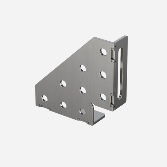 Morsetto Quadrato Sinistro 200x200x50 6 mm 