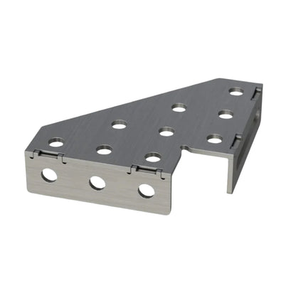 Morsetto Quadrato Sinistro 200x200x50 6 mm 