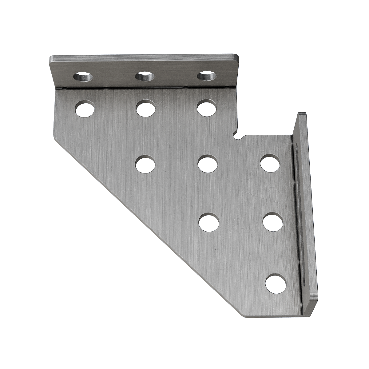 Morsetto Quadrato Sinistro 200x200x50 6 mm 