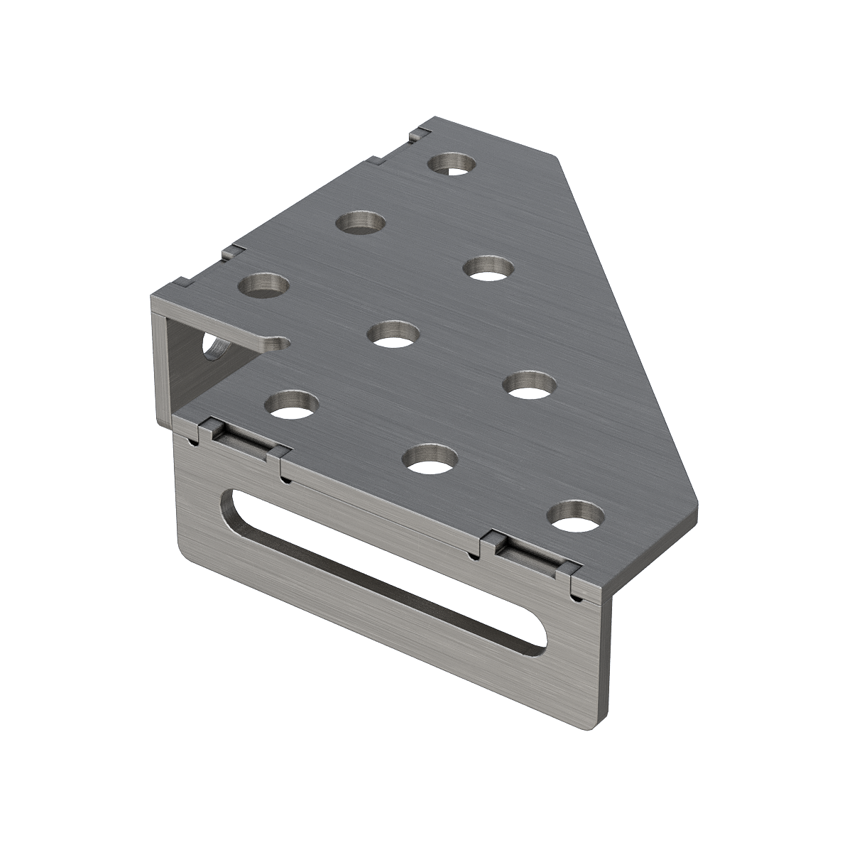 Morsetto Quadrato Sinistro 200x200x50 6 mm 