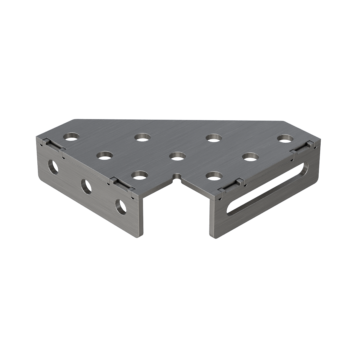 Morsetto Quadrato Sinistro 200x200x50 6 mm 
