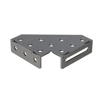 Morsetto Quadrato Sinistro 200x200x50 6 mm 