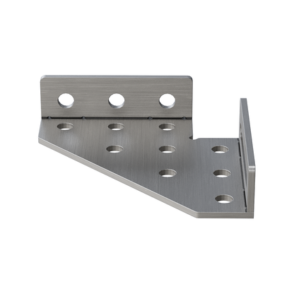 Morsetto Quadrato Sinistro 200x200x50 6 mm 