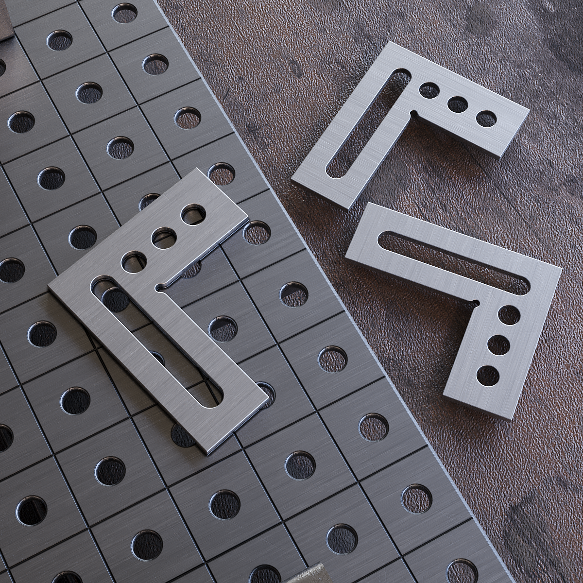 Piatto Quadrato 150x125 6 mm 