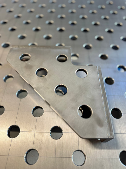 Clamping Square Right 250x250x60 Ø28 10 mm