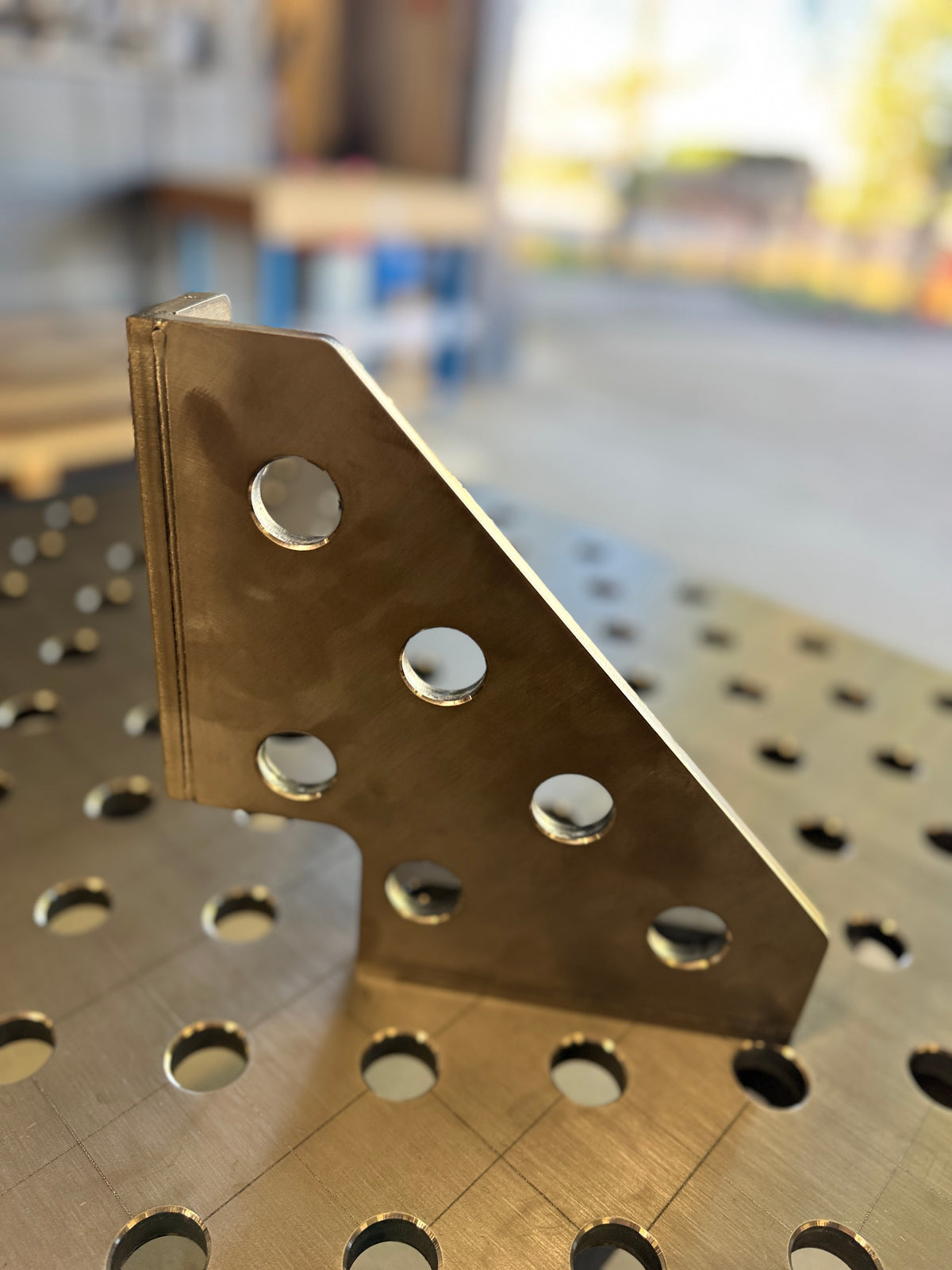 Clamping Square Right 250x250x60 Ø28 10 mm