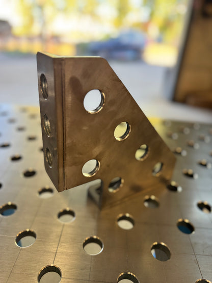 Clamping Square Right 250x250x60 Ø28 10 mm
