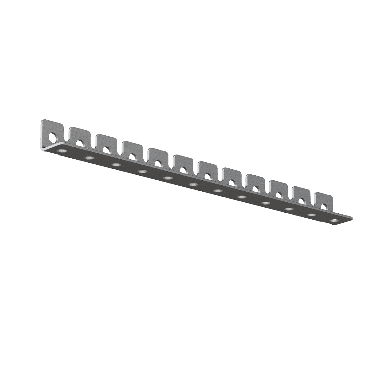 Angolo in metallo perforato 590x50x50 4 mm 