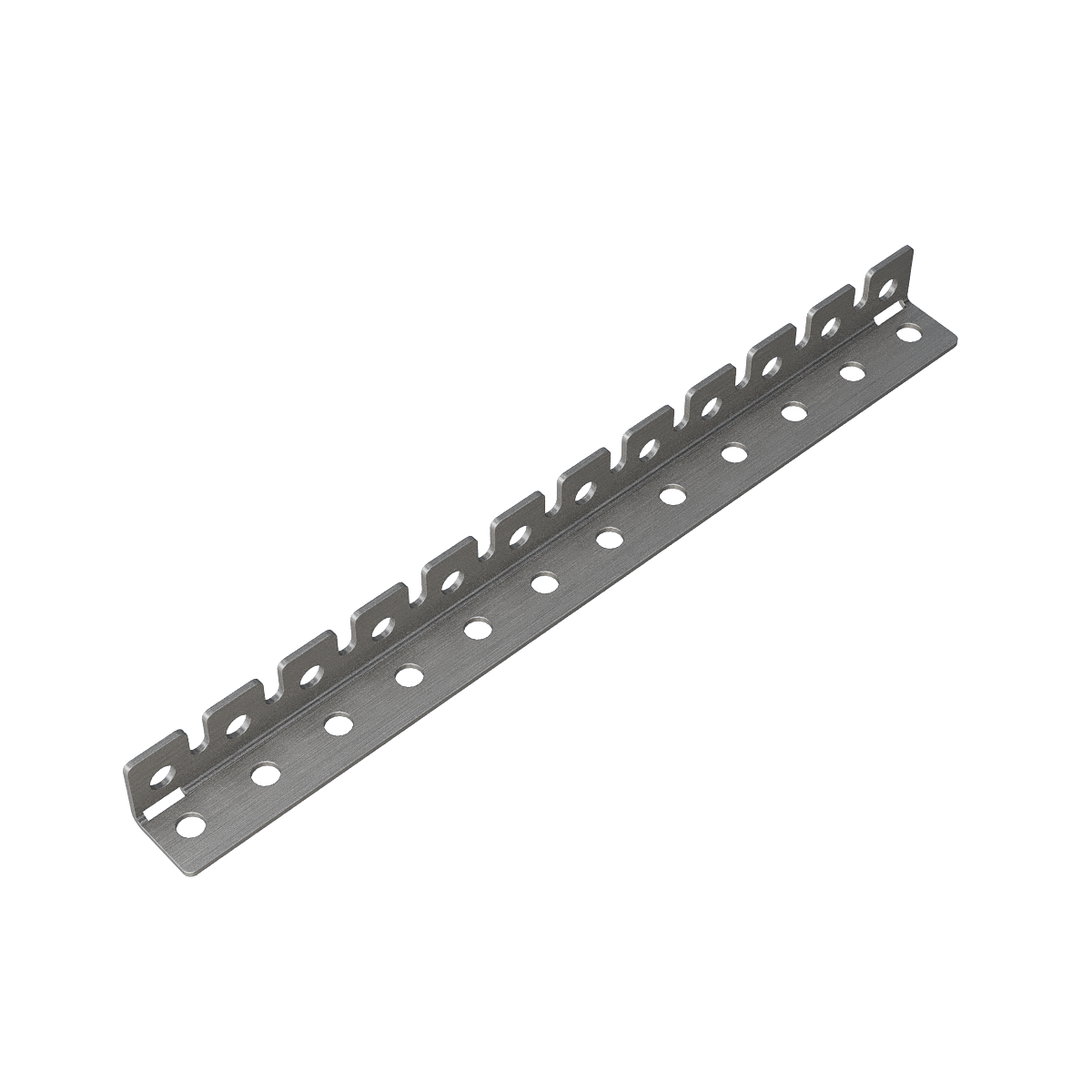 Angolo in metallo perforato 590x50x50 4 mm 