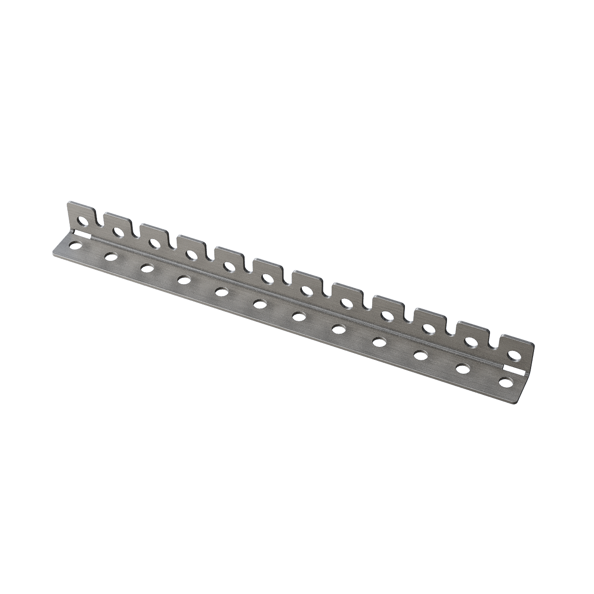 Angolo in metallo perforato 590x50x50 4 mm 