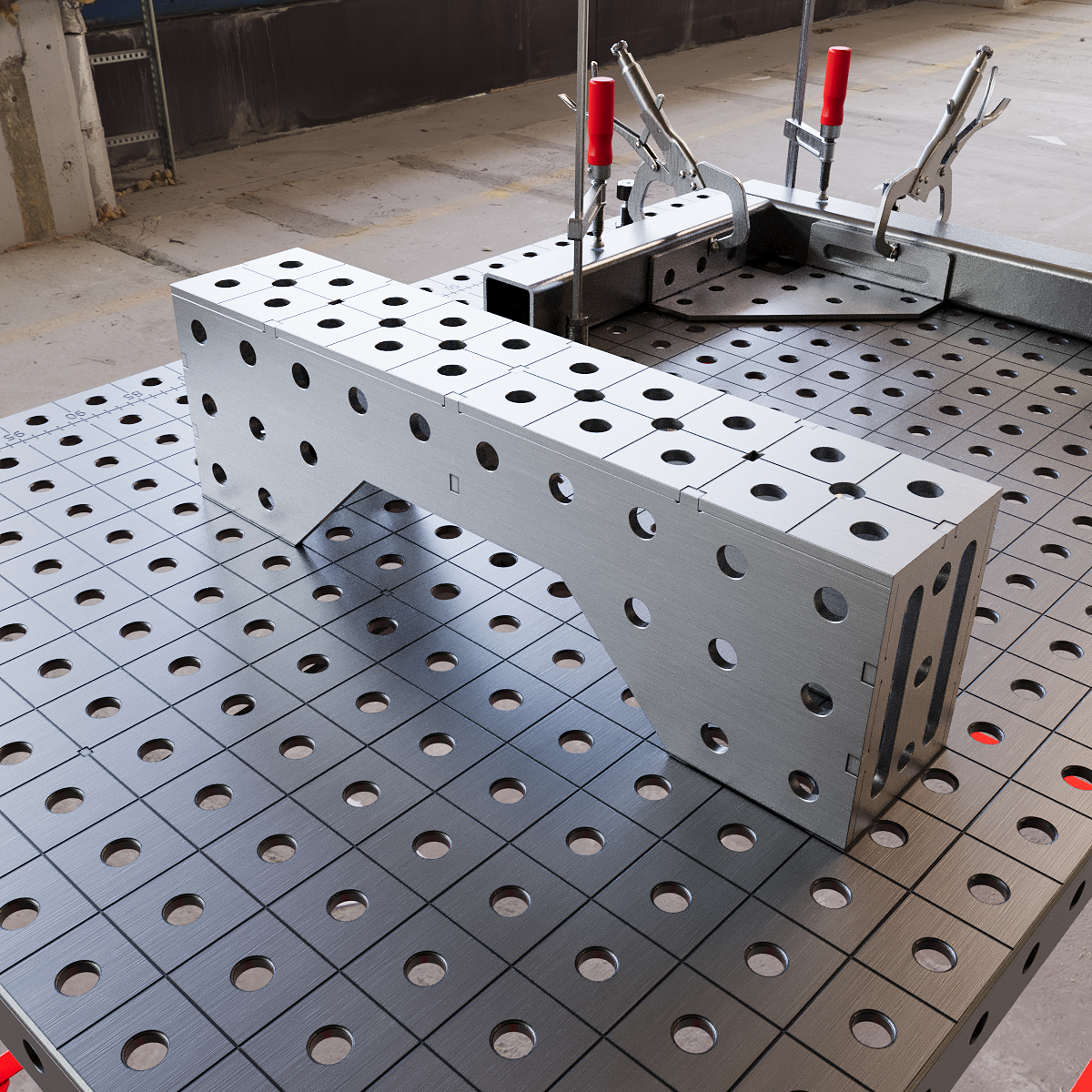 Support Bloc 500x100x150 6 mm 