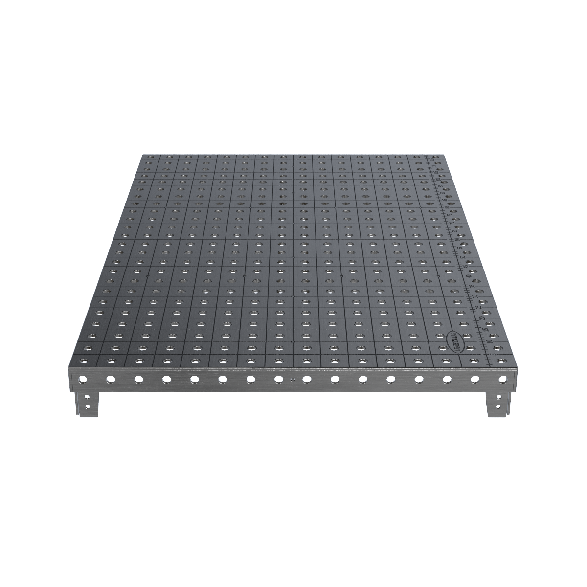 Piano del Tavolo da Saldatura MasterPlat MAX 1200x800 con Staffe d'Angolo 