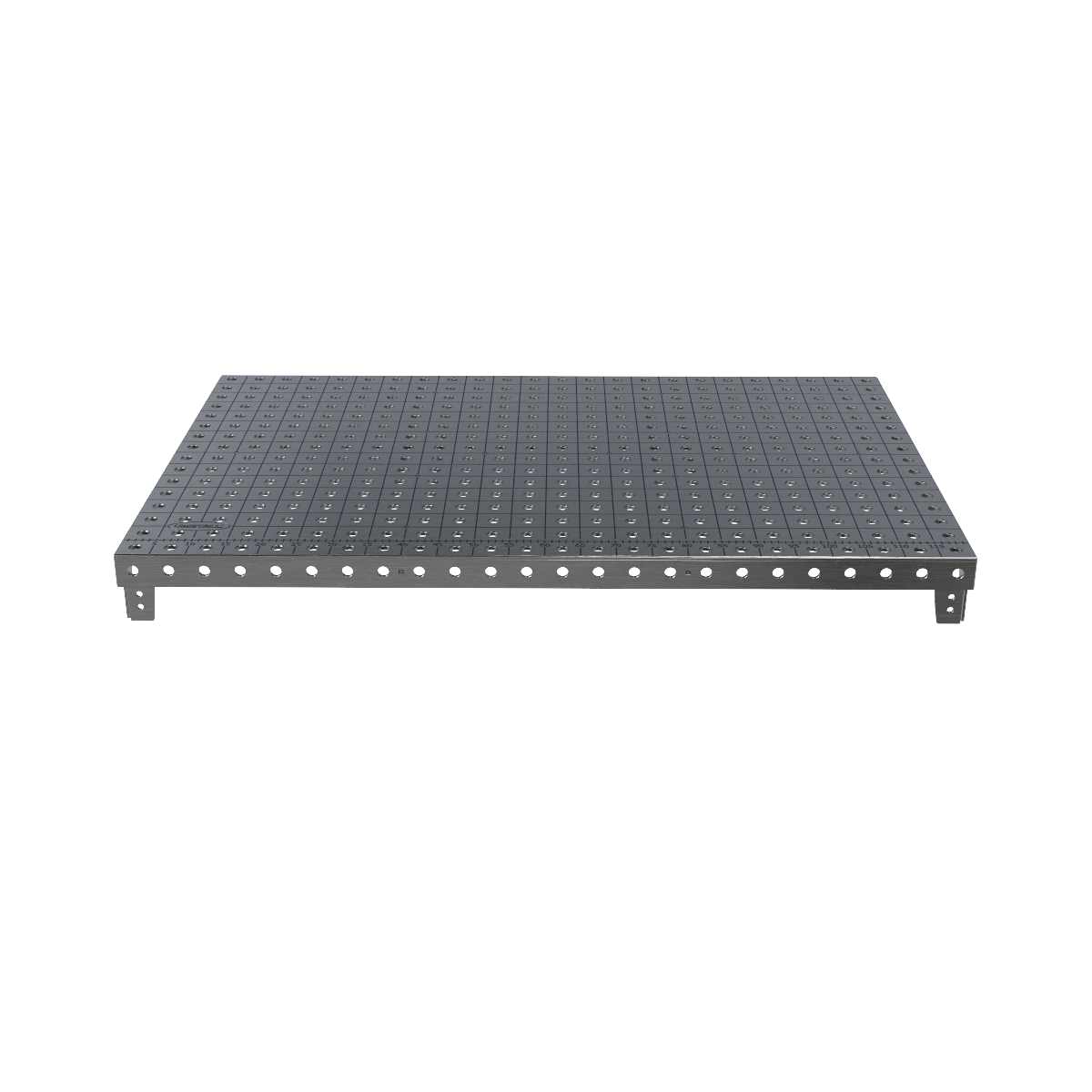 Piano del Tavolo da Saldatura MasterPlat MAX 1200x800 con Staffe d'Angolo 
