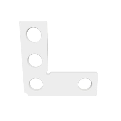 Squadra Piana 150x150 mm Ø28 10 mm