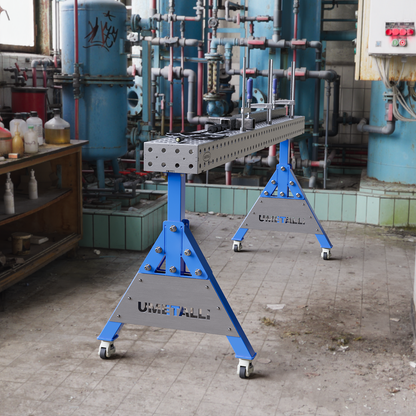 Supporto per saldatura 2000x200x100 su ruote 
